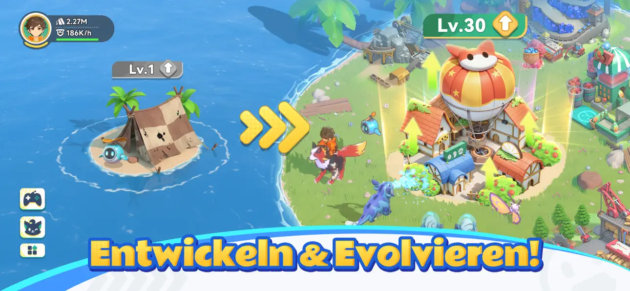 Catch & Build: Lands of Pals iOS Mod IPA screenshot 4 - iOS game interface