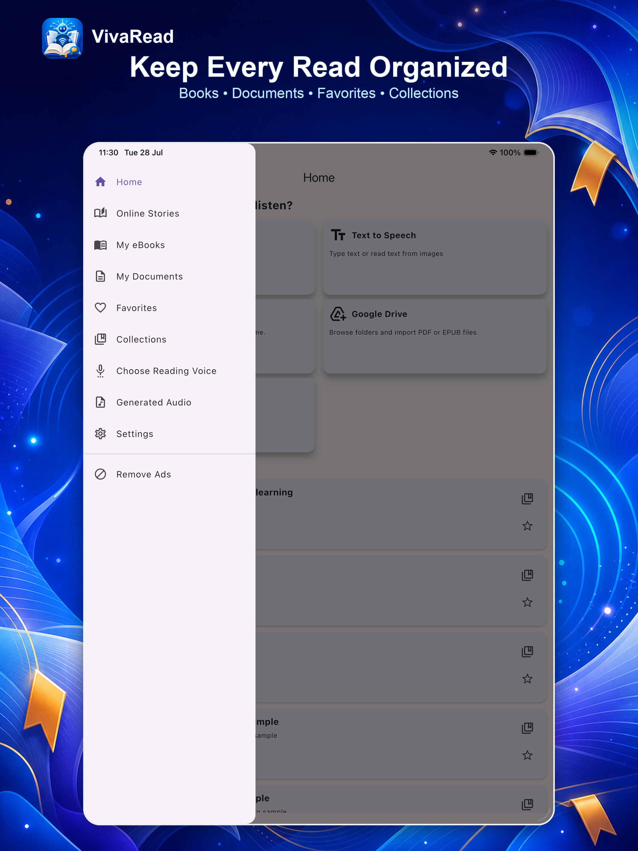 VivaRead: EPUB & PDF to Voice screenshot 16