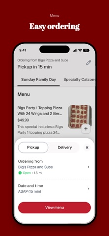 Big's Pizza and Subs Screenshot 3 of 6
