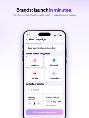 InfluencerMetric iPad screenshot