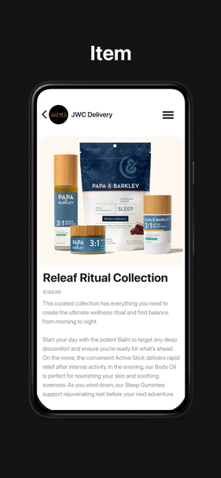 JWC Delivery Screenshot 2 of 3