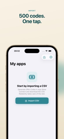Redeemly: Offer Code Manager iPhone screenshot