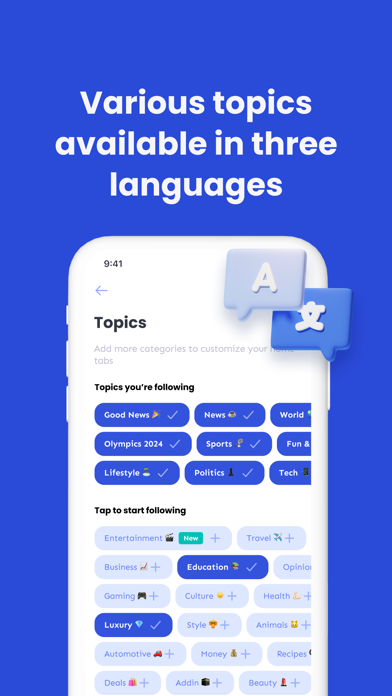 Lumi News: Fast & Easy to Use iPhone screenshot 6 - News app