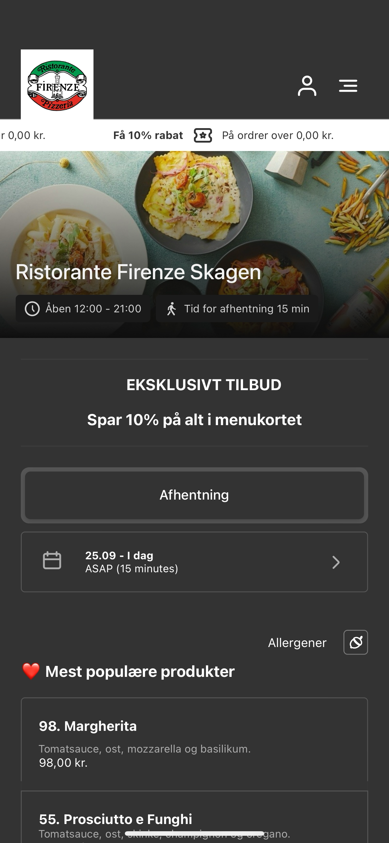 Ristorante Firenze Skagen screenshot 3