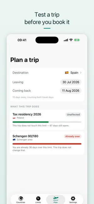Countries Days: Tax Residency screenshot 3
