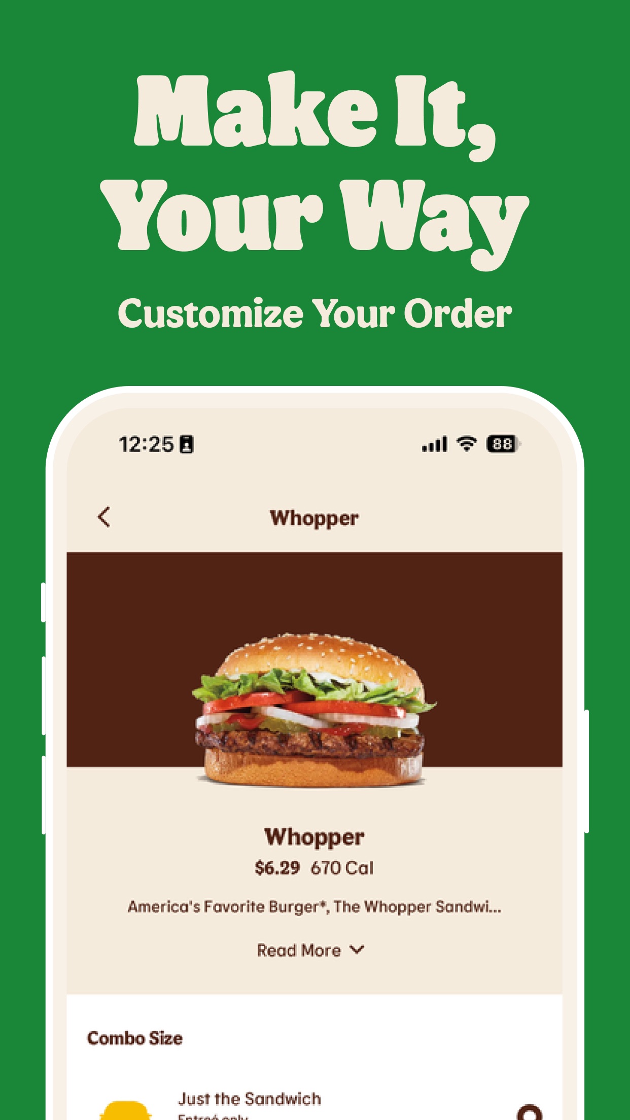 BURGER KING® App screenshot 2