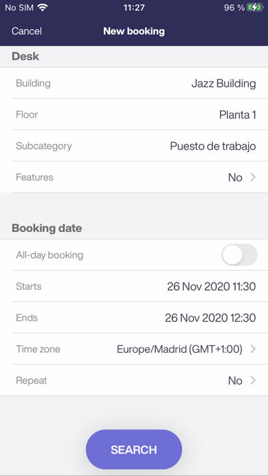 Bookker Corporate Screenshot