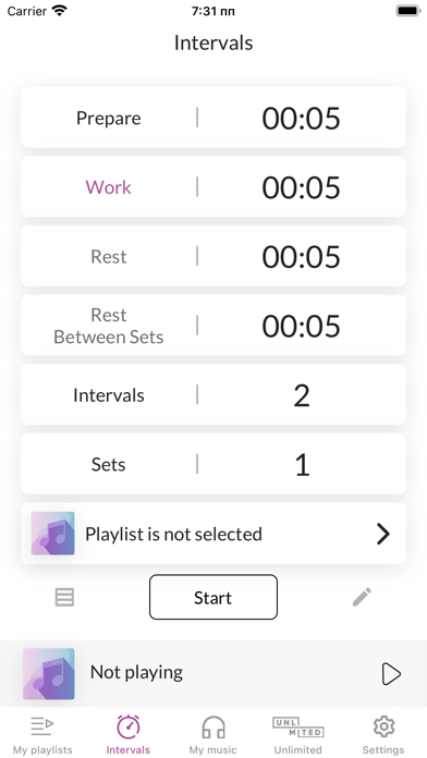 Fitness Music Plus Screenshot