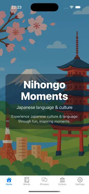 Nihongo Moments screenshot 1