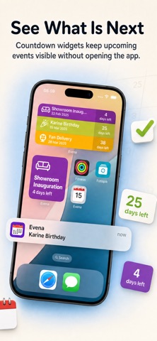 Birthday Countdown - Evena Screenshot 3 of 4