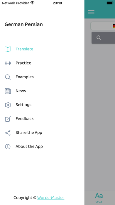 German Persian (Words Master) Screenshot