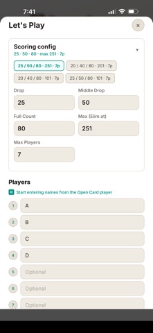 Rummy Scorer: Real-time Screenshot 4 of 7