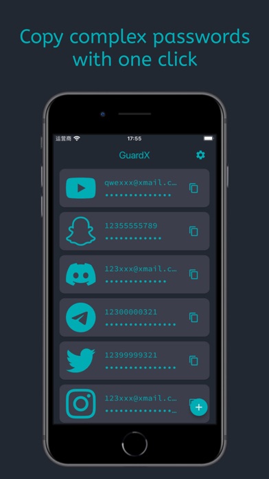 Screenshot 2 of GuardX-Password Manager App