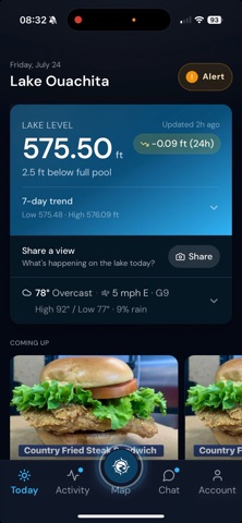 MyLake Live iPhone screenshot