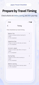 Japan Trip Checklist screenshot