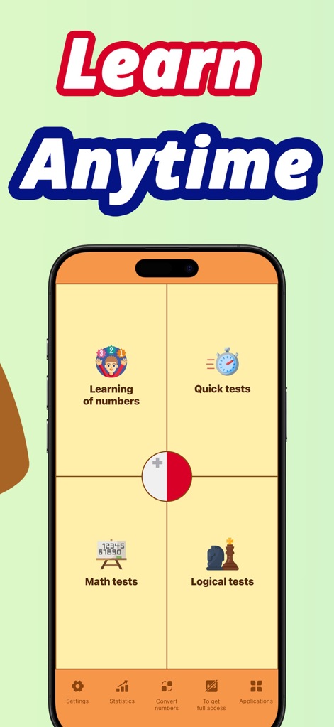 Numbers in Maltese language - Education App | MWM