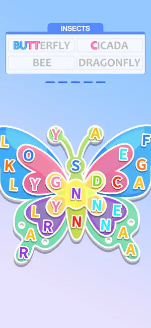 Word Pin Jam -Spell Words Bolt screenshot 2
