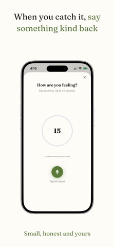 Mendly: Self-Talk Tracker iPhone screenshot