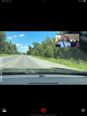 DoubleDash: Dual Dash Cam App iPad screenshot