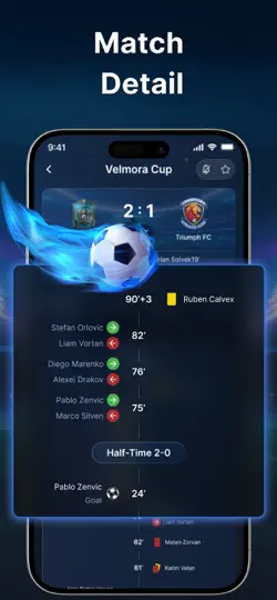 Скриншот Goalscore Live: Football Score на iPhone 4