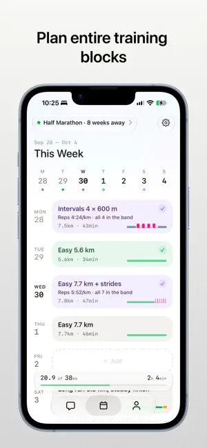 Paceboard: Training Planner screenshot 4