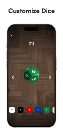 Dice roller - OneRoll Screenshot 2 of 3