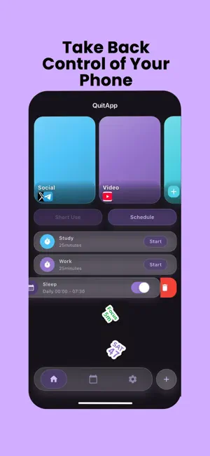 QuitApp: Detox & Focus screenshot 1