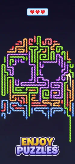 Capture d'écran de Fireworks Puzzle Game sur iPhone 3