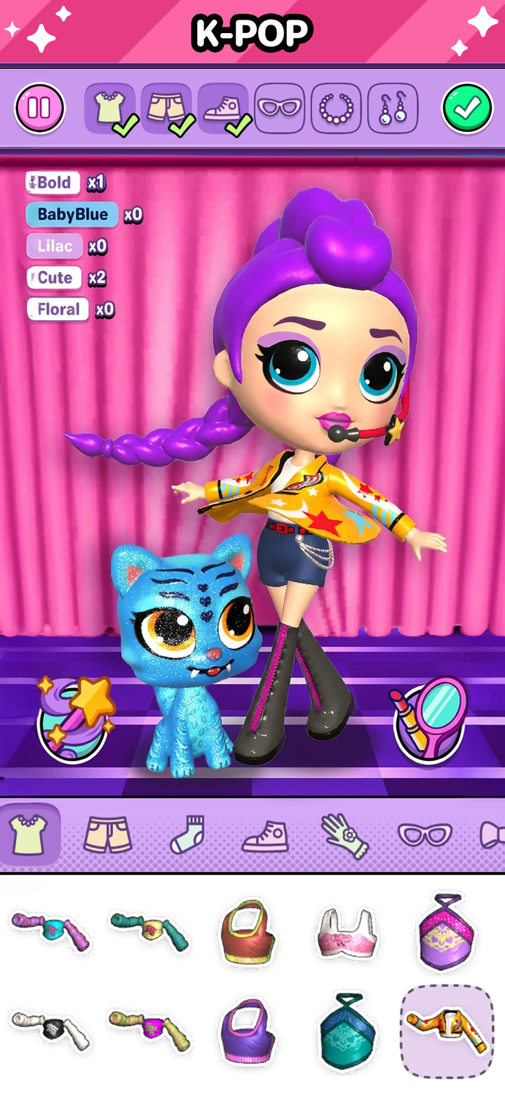 Go! Dolliz: Doll Dress Up Game screenshot 1