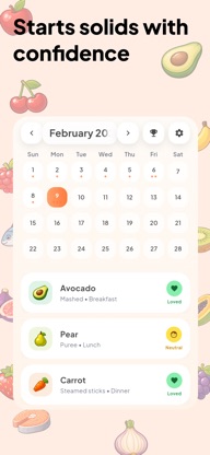Feedia: Baby Food Tracker screenshot 1