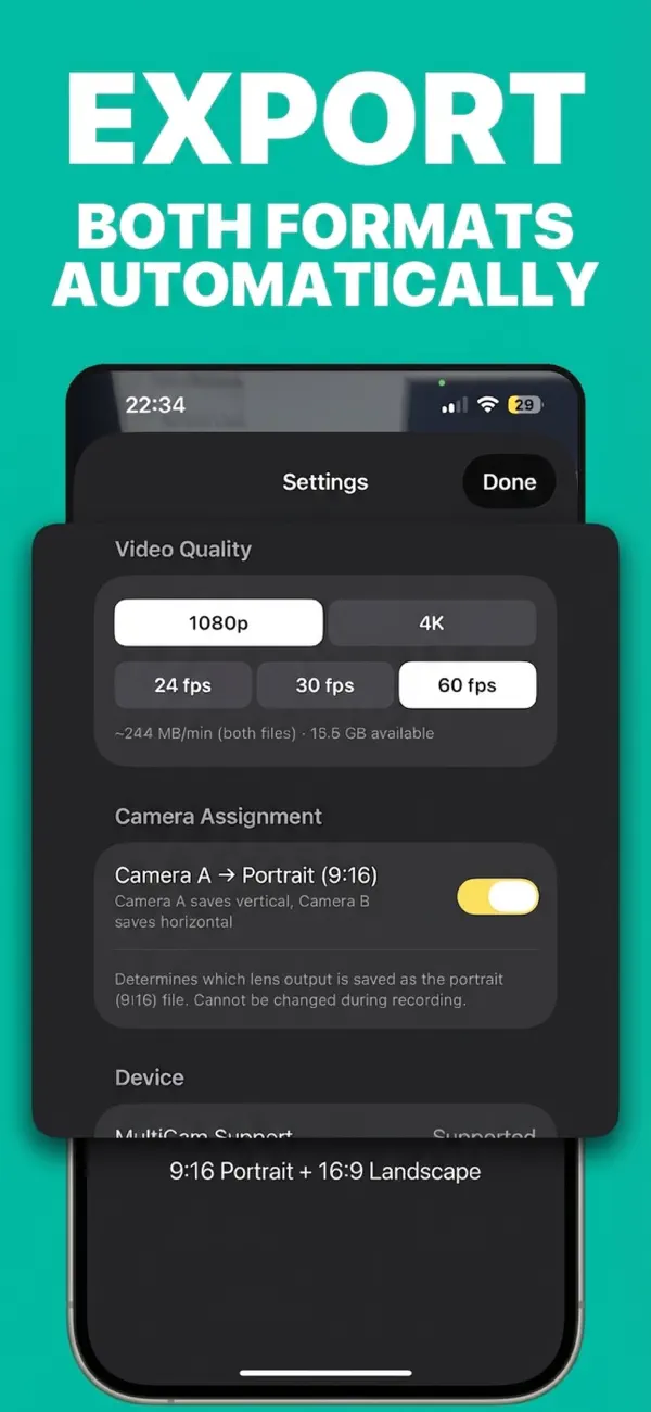 Screenshot #3 pour Dual Video Shot
