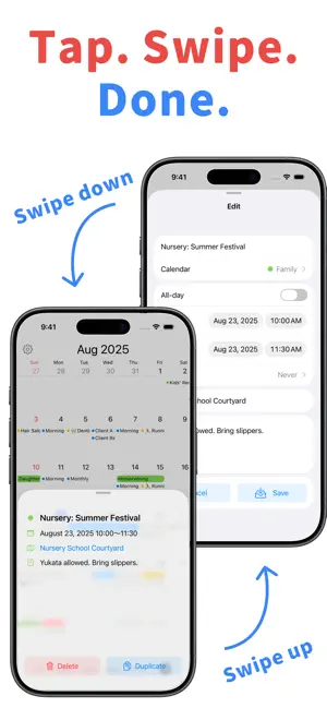 Calenn | Calendar at a Glance screenshot 3