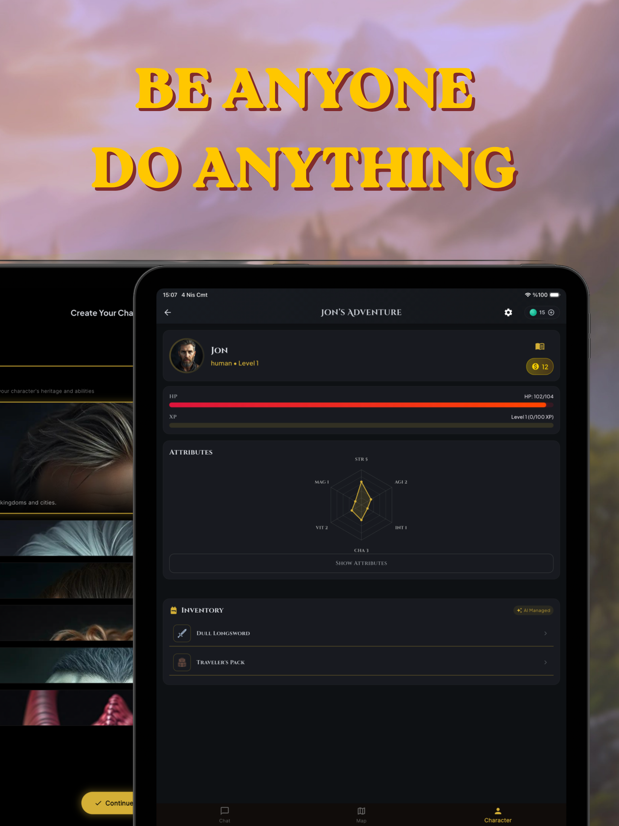 Paladinia: AI Dungeon & RPG