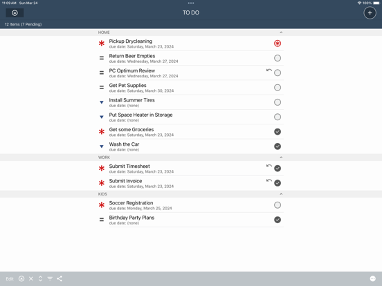 Screenshot #4 pour KwikTASK