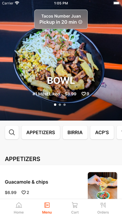 Tacos Number Juan iPhone screenshot 2 - Food & Drink app