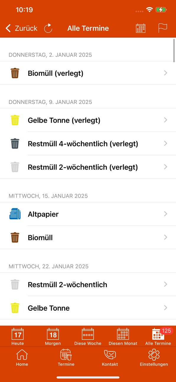 iPhone screenshot