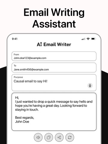AI Writer: Story Essay Email iPad screenshot