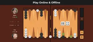 Backgammon - Online & Offline screenshot 1