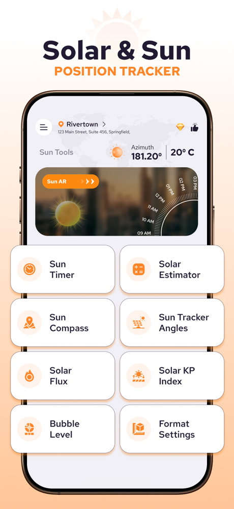Solar And Sun Position Tracker screenshot 1