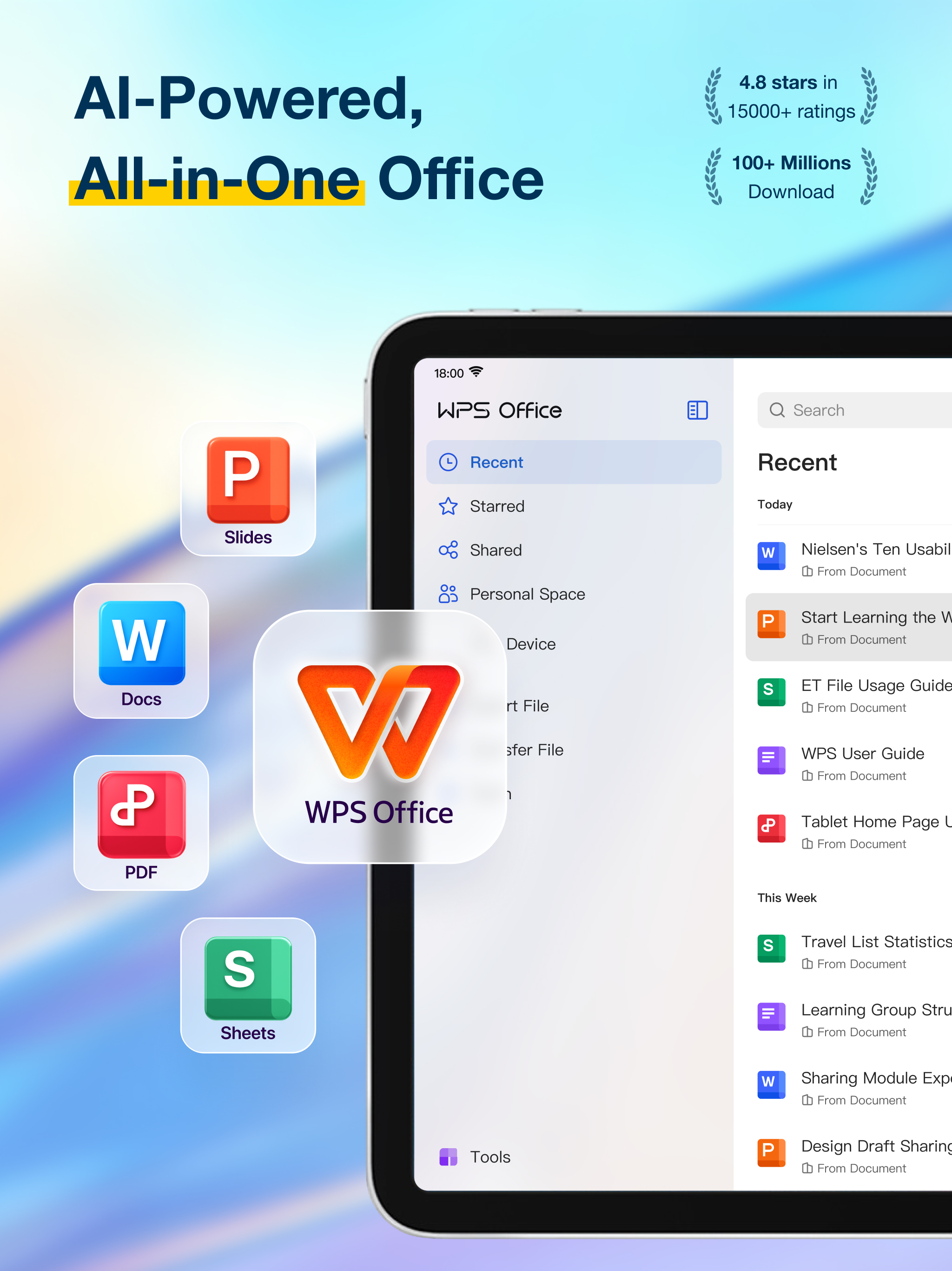 WPS Office-AI Doc, PDF, Sheet