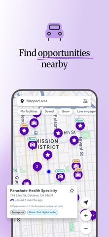 Parachute Health Sales iPhone screenshot