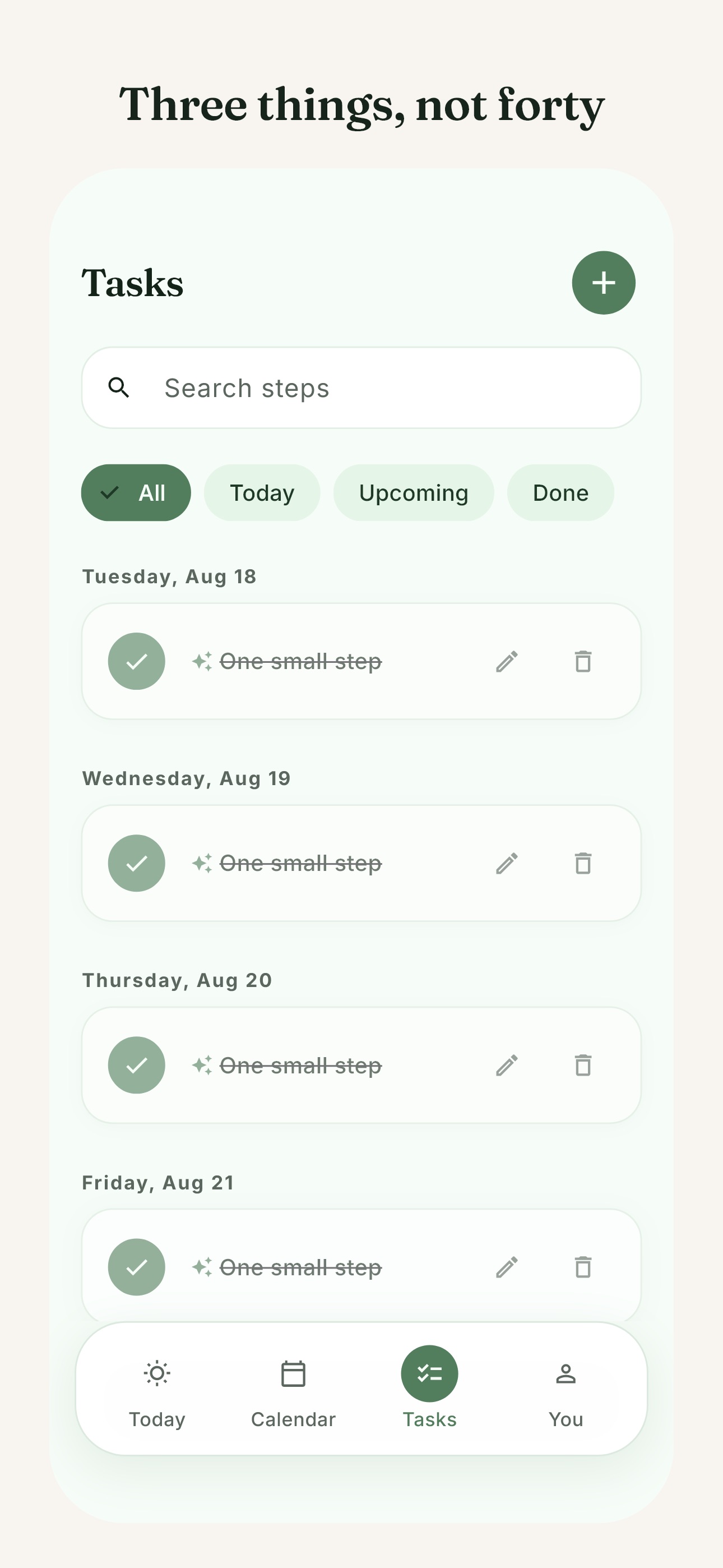 Screenshot 3 of Stepli: One Small Step a Day