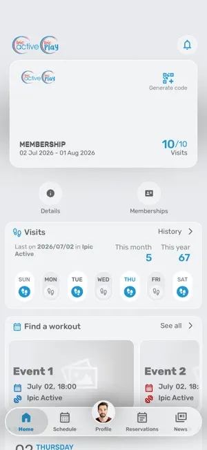 Ipic Active and Play screenshot 1