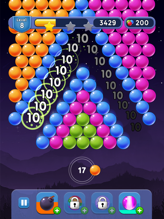 Bubble Pop Shooter Puzzle Game iPad screenshot 7 - Games app