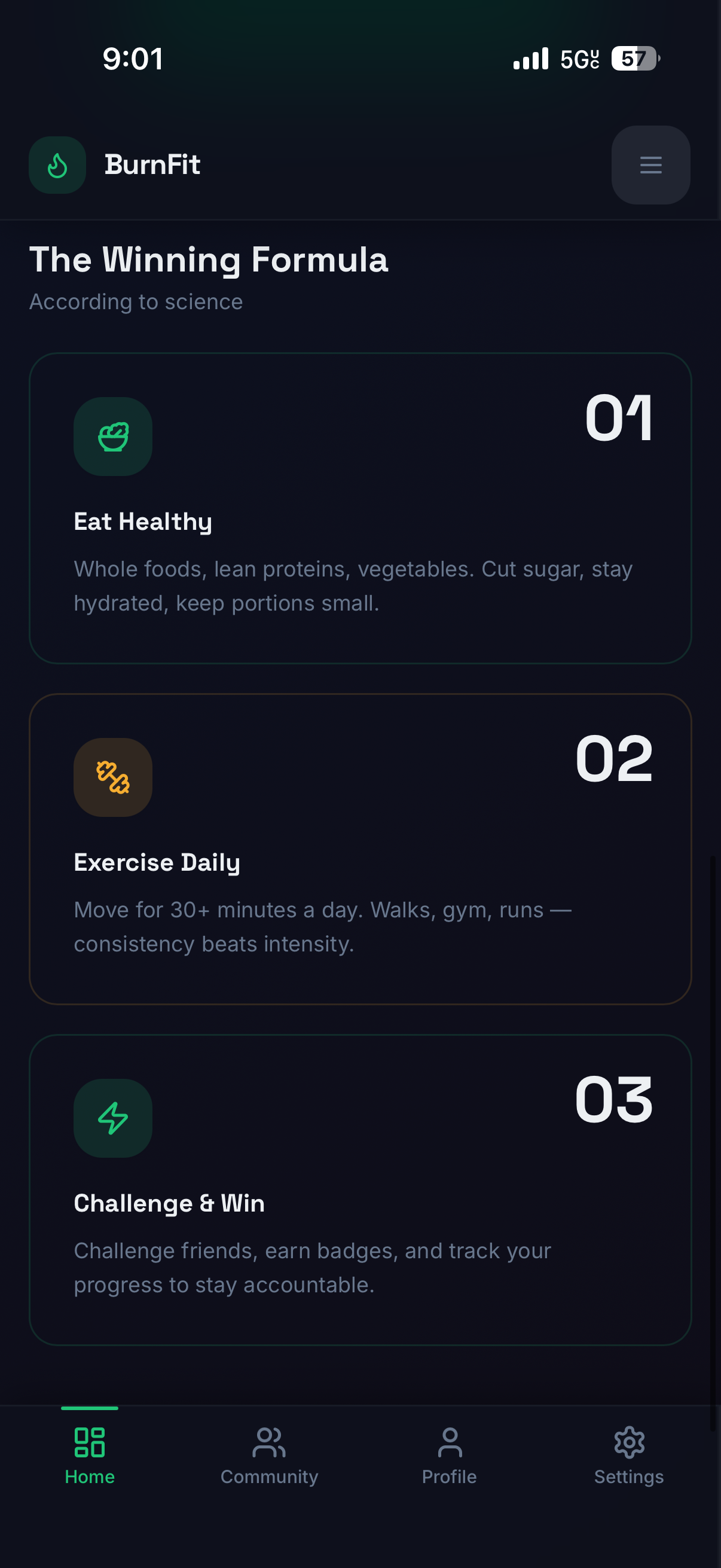 Burnfit screenshot 4