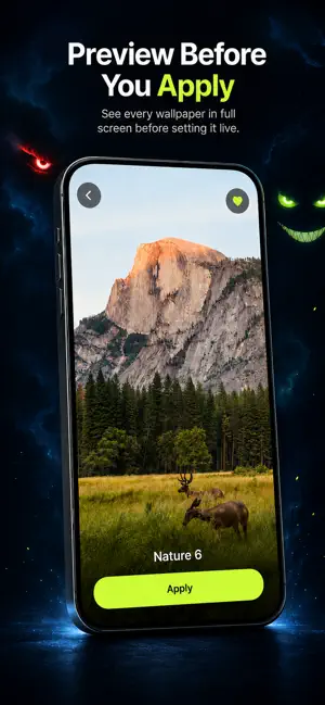 Scary Smile Live Wallpaper iPhone screenshot 4