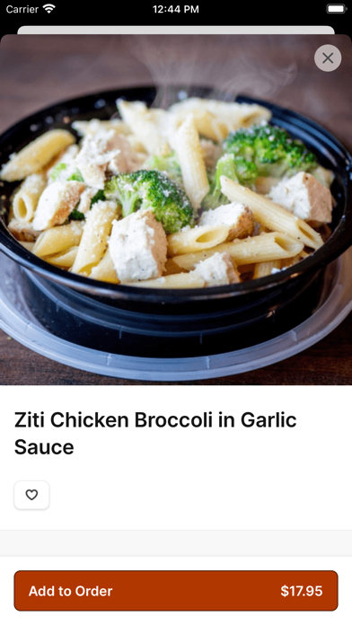 Buccieri's Pizzeria iPhone screenshot 4 - Food & Drink app