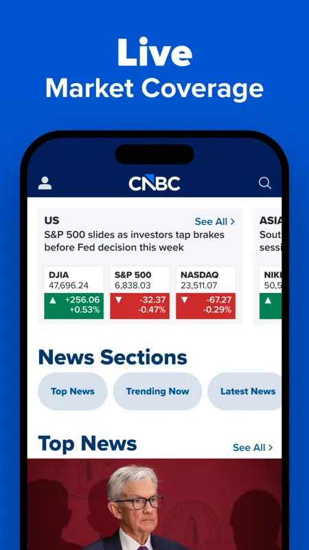 CNBC: Stock Market & Business screenshot 1 of 7