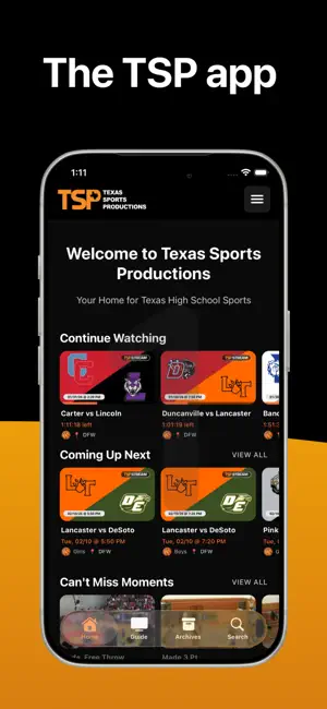 Texas Sports Productions screenshot 1