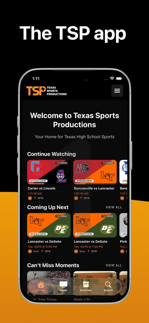 Screenshot #1 pour Texas Sports Productions